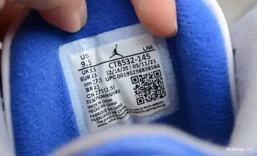 RETRO JORDAN CT8532-145 WHITE CT8532-145 3 BLUE AIR 0510